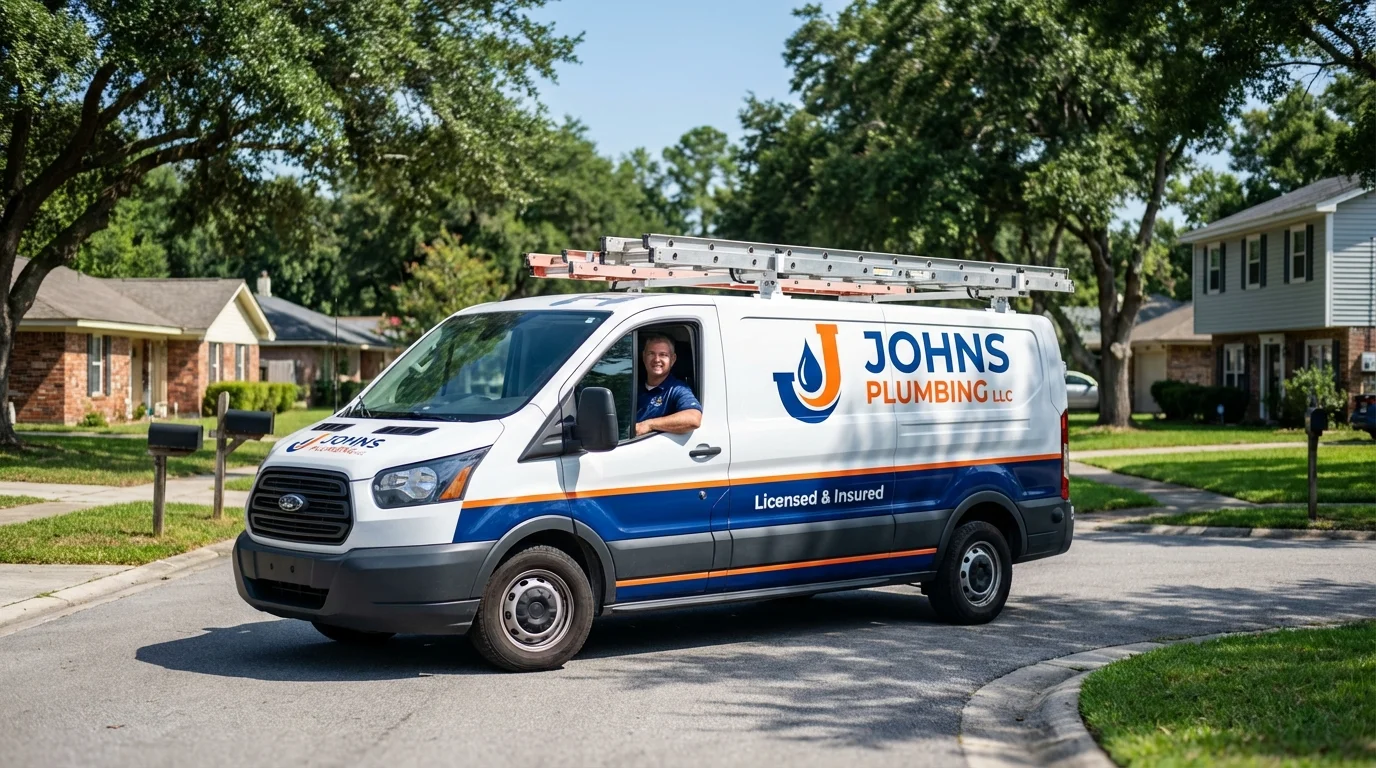 Johns Plumbing LLC service van in Granby, CO